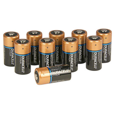 Duracell 10 x Lithium 123 Batteries