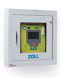 Zoll Semi-recessed AED cabinet