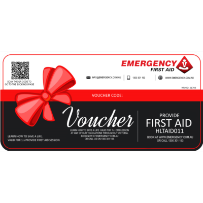 Provide First Aid voucher